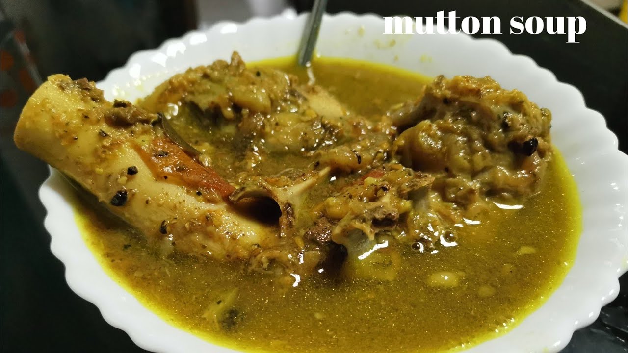 simple mutton leg soup/ആട്ടിൻ സൂപ്, healthy & tasty soup /kerala style