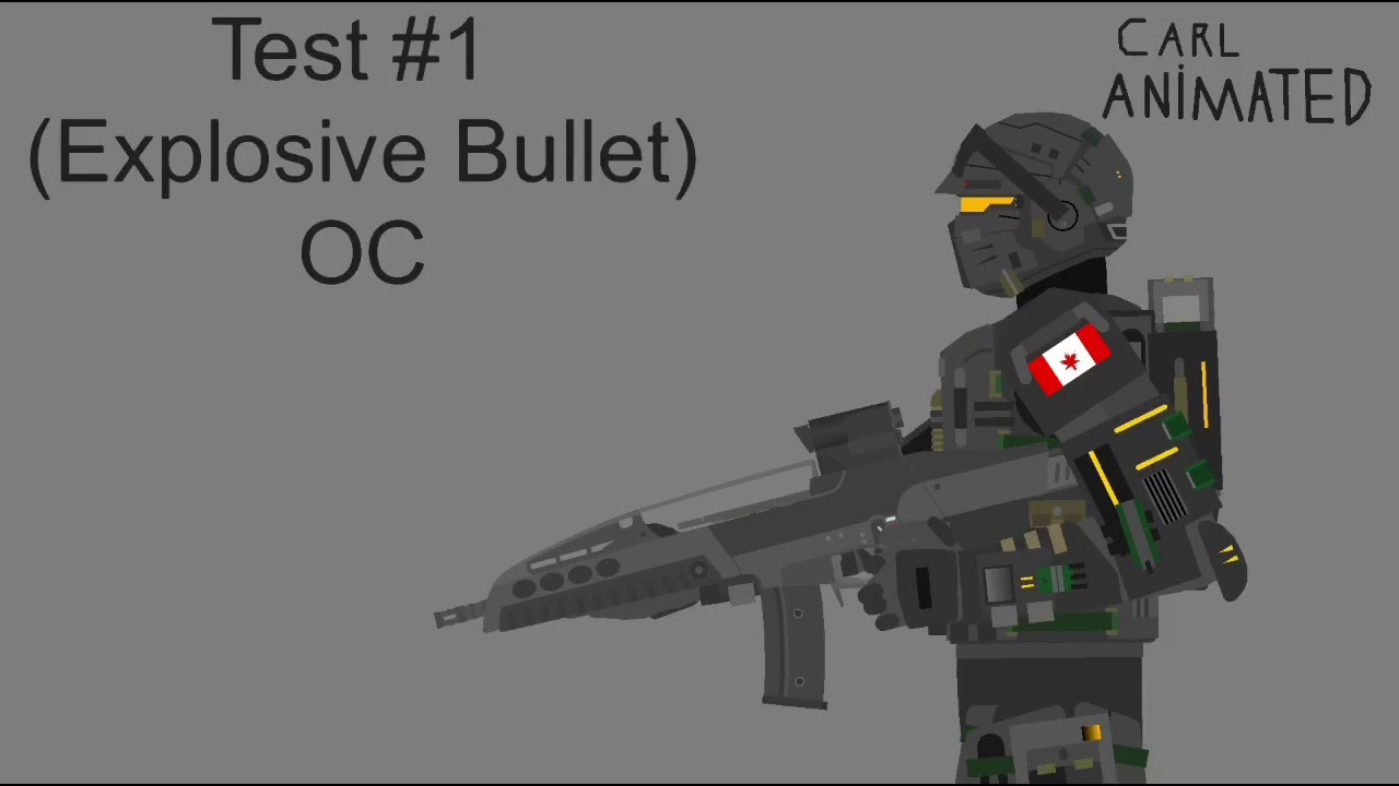 Explosive Bullet Project Landfall Test