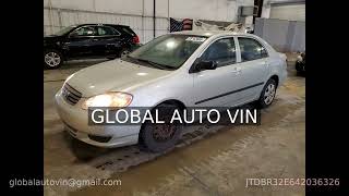 Toyota Corolla 2004 JTDBR32E642036326