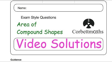 Area of Compound Shapes Answers - Corbettmaths