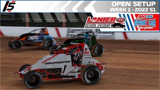USAC Sprint Cars - Lanier National Speedway - iRacing Dirt screenshot 2