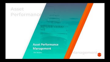 Asset Performance Management on Vessels