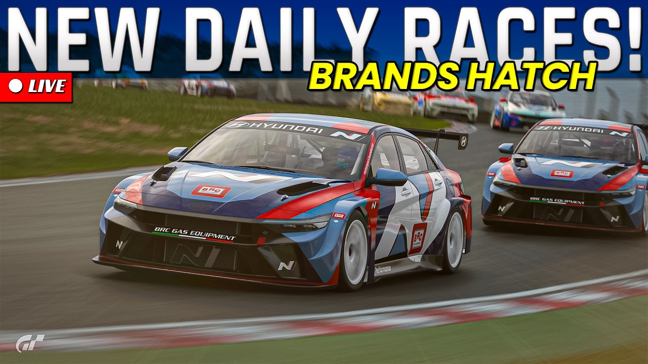 🔴 Gran Turismo 7: New Daily Races | Elantra Cup at Brands Hatch!
