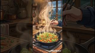 The Perfect Rainy Day Snack 🌧️🥟 #ghibli #asmr #cooking