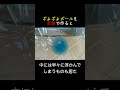 このジュースを飲みこんだらダメです