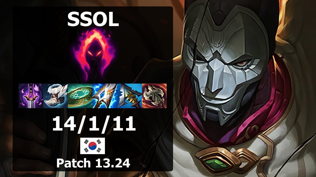 Ssol Jhin ADC vs Chogath| Patch 13.24 KR Challenger