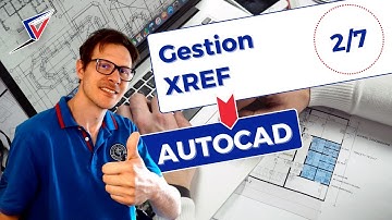 Plan de coffrage complet (partie 2/7) - Insertion et gestion XREF AutoCAD