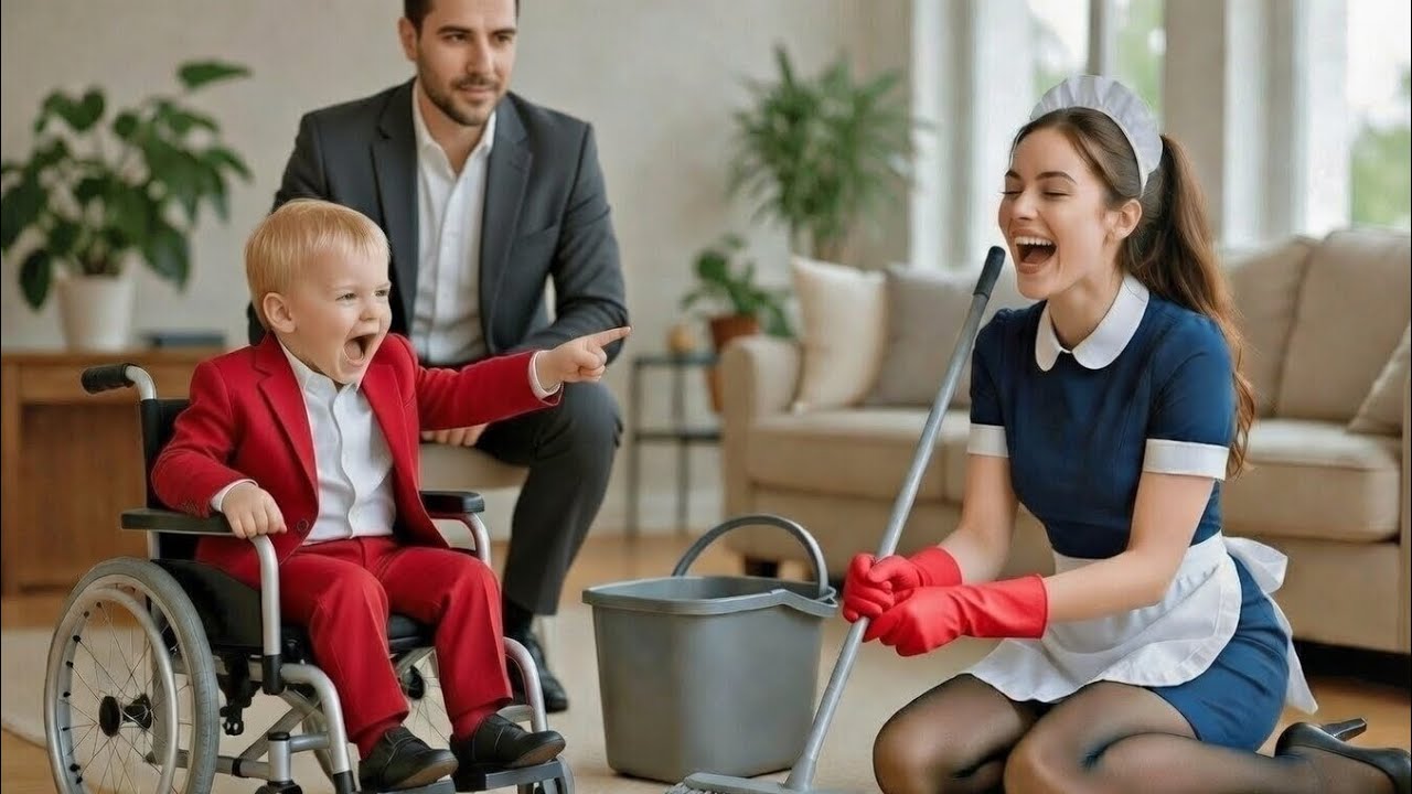 MILLONARIO NO SOPORTABA A SU SIRVIENTA — PERO CUANDO SU HIJO LISIADO COPIÓ SU GROSERÍA TODO SE