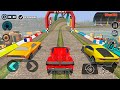 Impossible Car Tracks 3D - Red Car Driving Stunts Simulator #3 - Android Gameplay