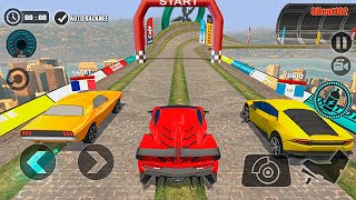 Impossible Car Tracks 3D - Red Car Driving Stunts Simulator #3 - Android Gameplay