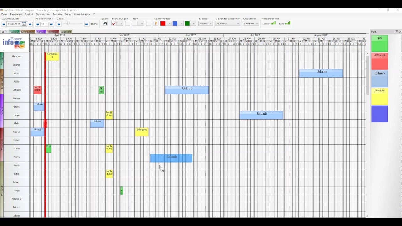 Einsatzplanung Excel Vorlage / Dienstplan Mit Excel ...