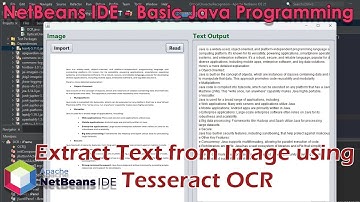 Convert Image to Text Using Tesseract OCR-Optical Character Recognition - Java Programming