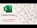 Convert Tally Database in to Tabular Format