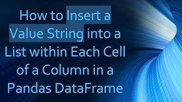 How to Insert a Value String into a List within Each Cell of a Column in a Pandas DataFrame