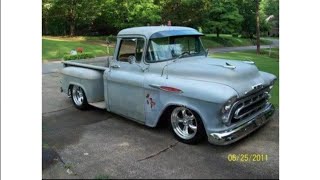Before I started my YouTube Channel: 'Primered is Best', I had these 1957 Chevy and GMC trucks! COOL