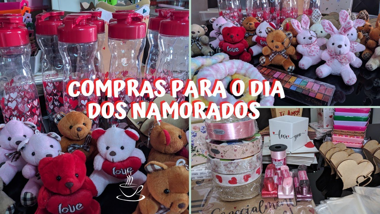 COMPRA DE ITENS E EMBALAGENS PARA MONTAR KITS PARA O DIA DOS NAMORADOS!