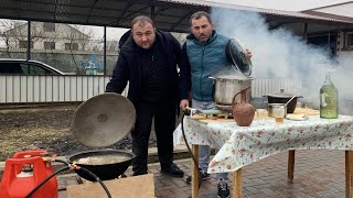 Poor man's food "Khash". ENG SUB.