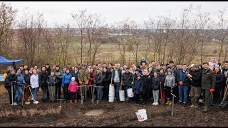 Startul campaniei de împădurire din toamna 2023, Răzeni, Ialoveni
