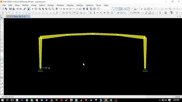 csi sap2000 v18 warehouse steel design building
