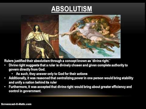 19-1 (Part 1) The Age of Absolutism: What is Absolutism?