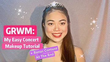 Get Ready With Me : My Easy Concert Makeup Tutorial - Stage Makeup for Singers