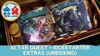 Altar Quest with Kickstarter Extras! (Unboxing)