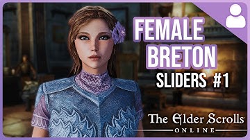 ESO Character Creation - Female Breton sliders #1 ✨
