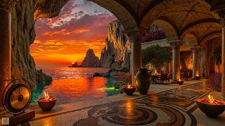 Gentle Jazz For A Truly Relaxing Day - Enjoy Soft Jazz Beneath A Sunset In A Beach Cave screenshot 2