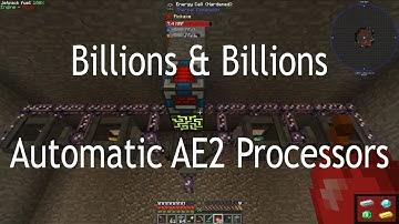 Automatic Applied Energistics 2 Processors