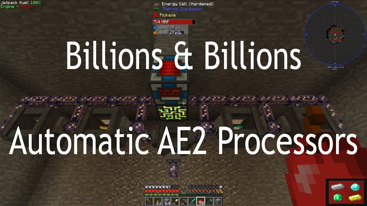 Automatic Applied Energistics 2 Processors - YouTube