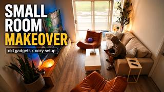 Small Living Room Makeover | Reusing Old Gadgets, Cozy Setup & Gaming Vlog Final Fantasy VII Rebirth