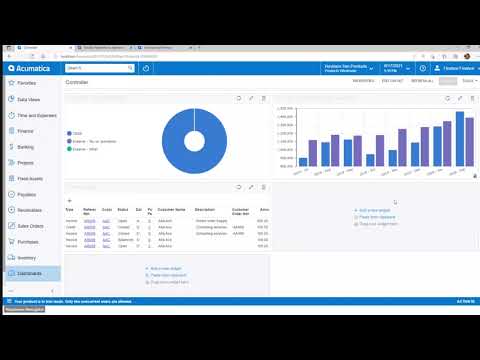 Financial ERP module: การบริหารจัดการทางการเงินด้วย Acumatica (Financial Module Demo)