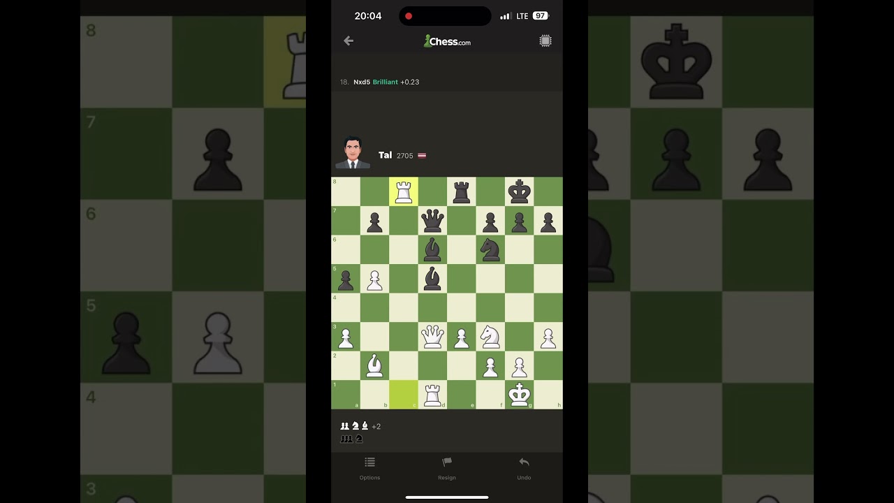 Brilliant move against Tal