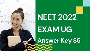 NEET EXAM 2022 || ANSWER KEY S5 QUESTION || download key