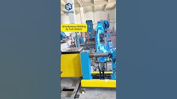 [SteviS Laser] Industrial 6-axis welding robots workstation with automatic loading welding function