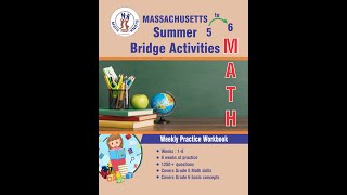Master Grades 5–6: Massachusetts MCAS Summer Math Bridge Workbook – 8 Weeks of Practice & Test Prep