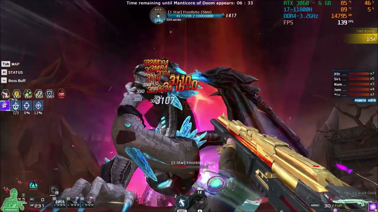 Frostbite 3s ZM4 - Counter Attack/red zone 2  |  CF West  |