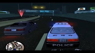 【警察24時】暴走クラウンVS自ら隊パトカー　大追跡！ GTASA screenshot 2