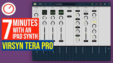 Virsyn TERA Pro Sound Demo - Polyphonic Modular Synthesizer  - 7 Minutes With An iPad Synth