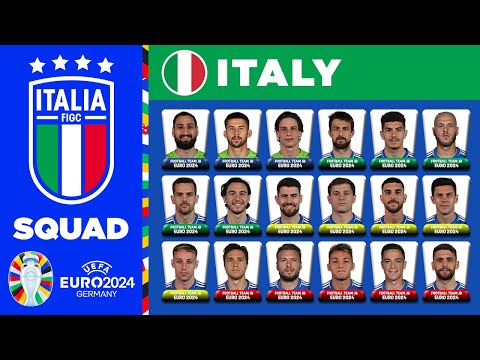 ITALY SQUAD EURO 2024 | ITALY SQUAD DEPTH EURO 2024 | UEFA EURO 2024 GERMANY