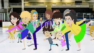 Penelope And Friends Go Ice Skating Again
