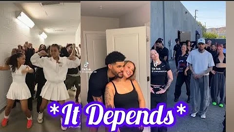 CHRIS BROWN - IT DEPENDS (tiktok dance challenge) GLOBAL TIKTOK TRENDS 2025.