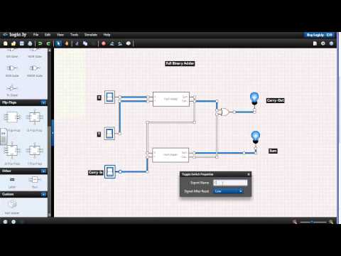 Building a 4-Bit Adder using Logic Gates