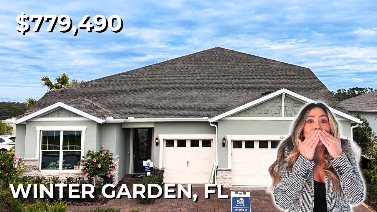 NUEVA CASA NEW CONSTRUCTION EMPTY HOME IN WINTER GARDEN FLORIDA - YouTube