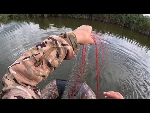 Видео: САЗАНЫ ВЫПРЫГИВАЛИ С ВОДЫ ВМЕСТЕ С СЕТЬЮ!!! НАКИДКА НЕ ОСТАВИЛА БЕЗ УЛОВА!!!