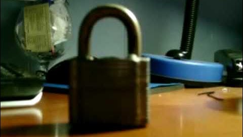 How to pick a lock with a bobby pin