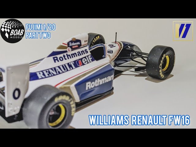 Building Damon Hill's Williams Renault FW16 -1/20 Fujimi - Part 2