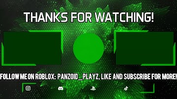 *Official* YouTube Channel Outro - Panzoid Edition