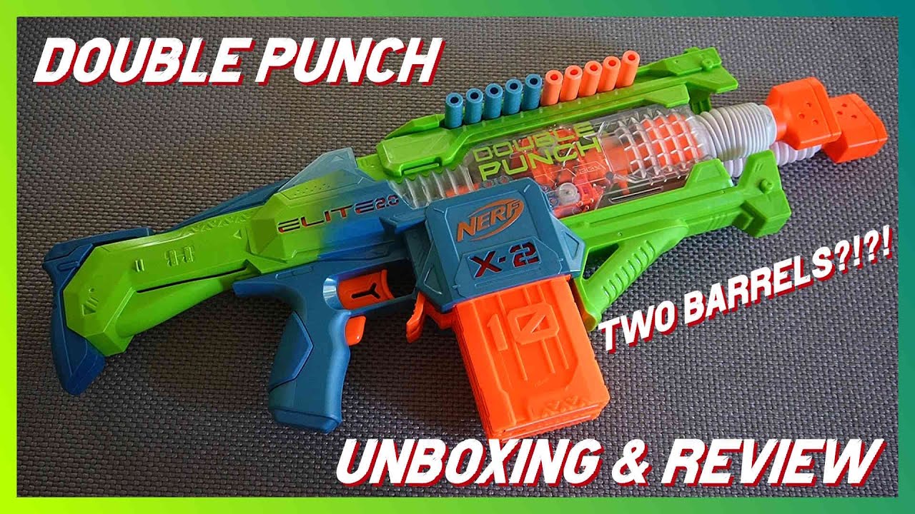 Early Nerf Elite 2.0 Double Punch Review & Mod! 