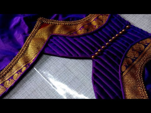 Paithani sarre blouse back neck design || Latest blouse design || model ...